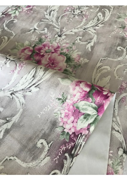 Pembe Çiçekli 5m2 Duvar Kağıdı modelleri