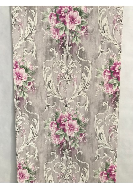 Pembe Çiçekli 5m2 Duvar Kağıdı fırsatları