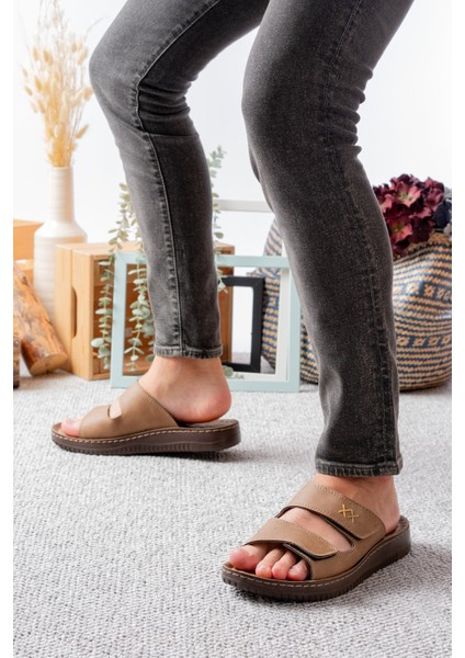 Günlük Rahat Anatomik Yumuşak Taban Şık Cırtlı Erkek Dış Mekan Terlik modelleri