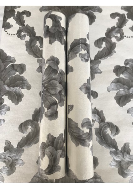 Siyah Beyaz Desenli 5m2 Duvar Kağıdı fiyatları