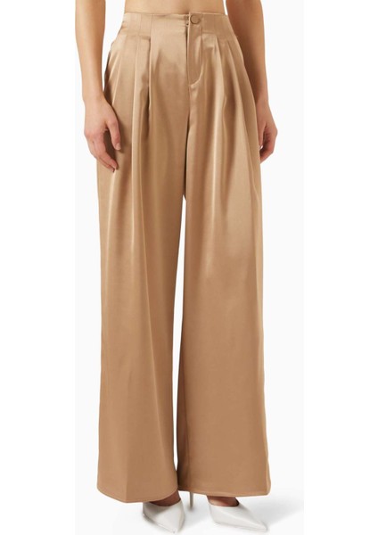 Linen Karışımlı Geniş Paça Pantolon Konforlu Şıklık Için Ideal Tercih!