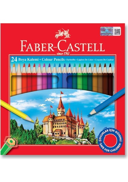 Kuru Boya Kalemi Redline Karton Kapak Kutu 24LÜ 5171116324000