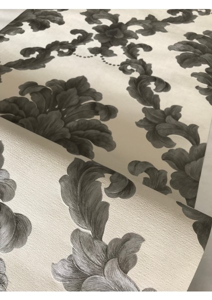 Siyah Beyaz Desenli 5m2 Duvar Kağıdı fırsatları