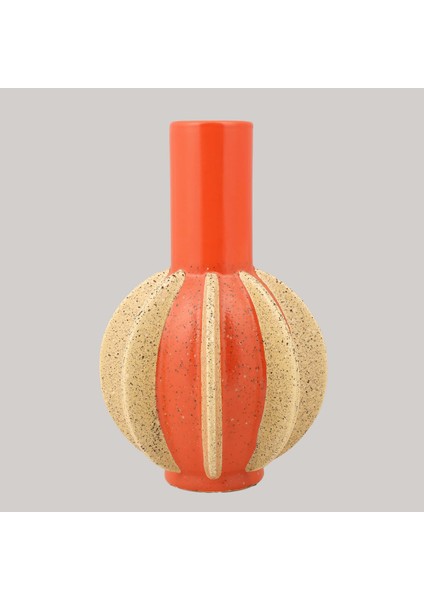 Vitale Seramik Turuncu Summer Vazo 21*21*33 cm AK.KD0023