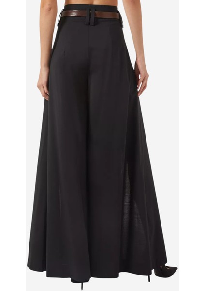 Wide-Leg Yan Yırtmaçlı Pantolon modelleri
