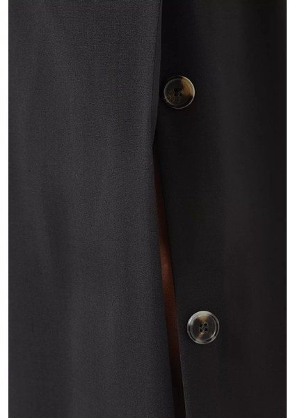 Wide-Leg Yan Yırtmaçlı Pantolon fırsatları