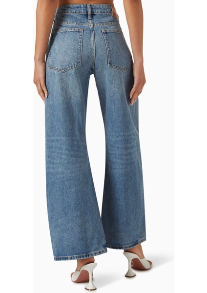 Enzo Cropped Barrel Jean - Mavi - Rahat Mid-Rise ve Geniş Paça Tasarımı modelleri