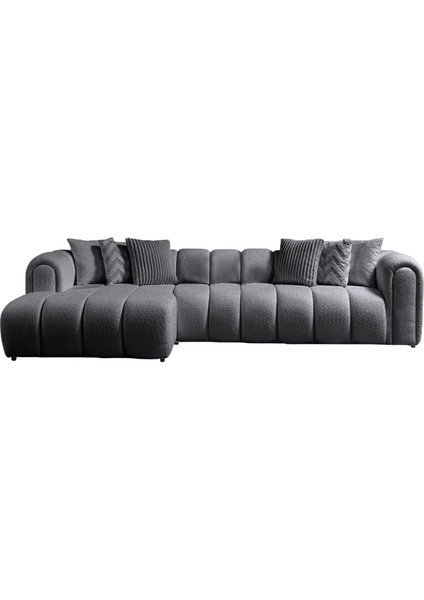 Nline Köşe Koltuk Takımı Antrasit Sol Köşe
