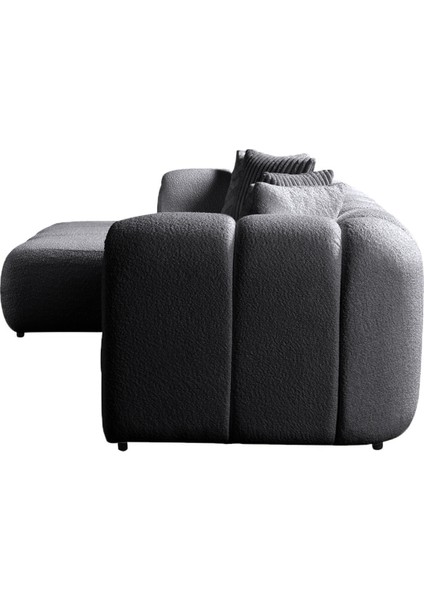 Nline Köşe Koltuk Takımı Antrasit Sol Köşe
