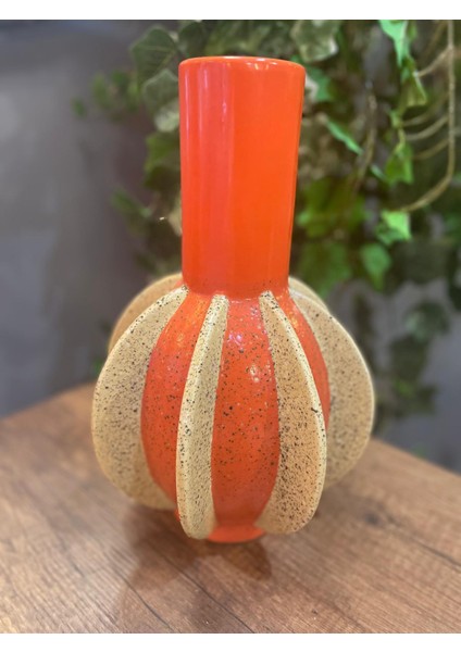 Vitale Seramik Turuncu Summer Vazo 21*21*33 cm AK.KD0023 modelleri