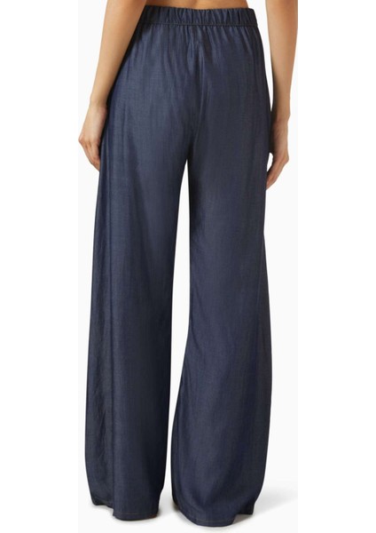 Eddie Bowed Pantolon - Mavi - Kumaş Ile Şık ve Rahat Gündelik Ürün modelleri