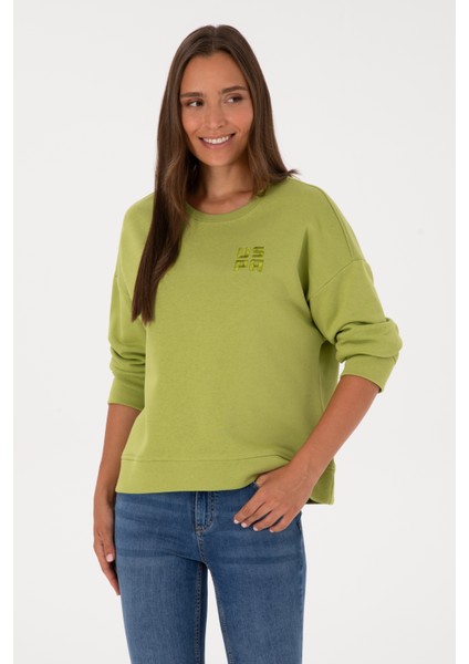 Kadın Fıstık Sweatshirt 50313565-VR087