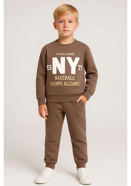 Ny Baskılı Erkek Çocuk Takım 20405