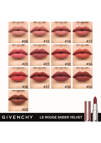 Le Rouge Sheer Velvet - Mat Ruj N23 - Rose Irrésistible (3,4 G) fiyatları