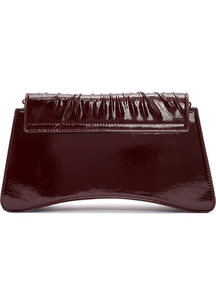 Kadın Bordo Zincir Askılı Rugan Abiye Omuz Çantası 25ABD270016 indirimleri