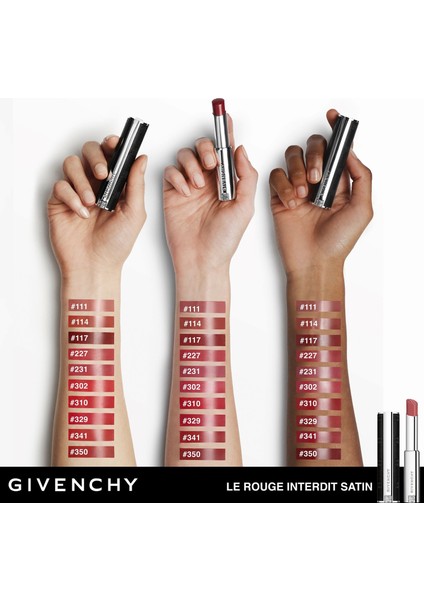 Le Rouge Interdit Satin - Parlak Renk ve Kalıcı Nemlendirici N°117 - Nude Érable (2,7 G) fiyatları