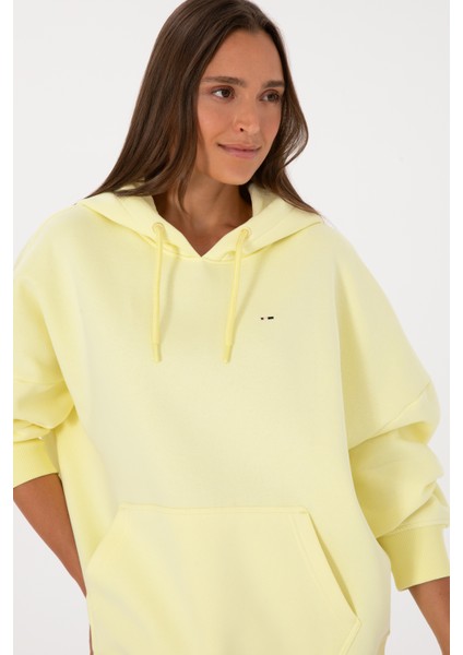 Kadın Sarı Sweatshirt 50313567-VR044 fiyatları