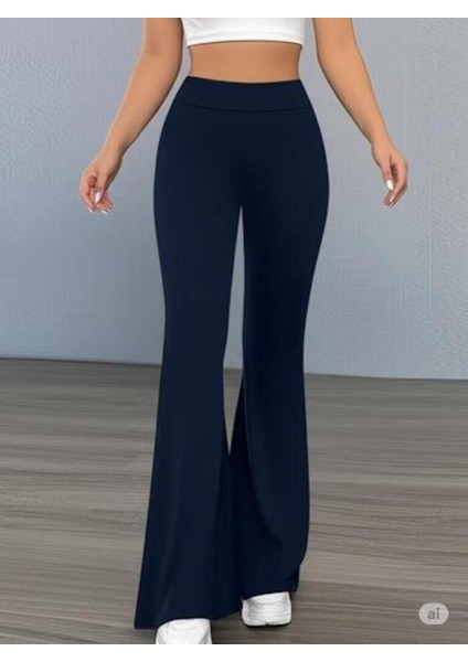 Scuba Krep Ispanyol Paça Tayt