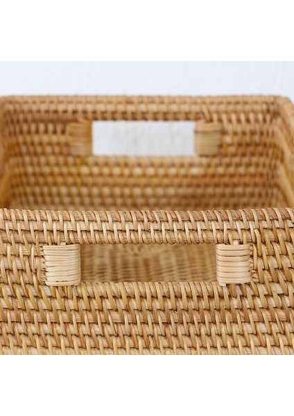 Mylamp Gamze L Rattan Saklama Kutusu & Dekoratif Sepet 36X26X11 cm modelleri