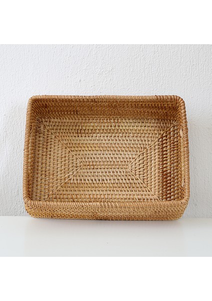 Mylamp Gamze L Rattan Saklama Kutusu & Dekoratif Sepet 36X26X11 cm fırsatları