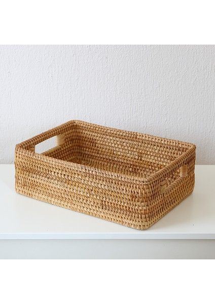 Mylamp Gamze L Rattan Saklama Kutusu & Dekoratif Sepet 36X26X11 cm indirimleri