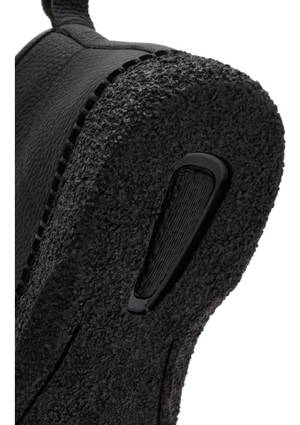 Erkek Siyah Bağcıklı Deri Spor Bot 25WFD6948FT