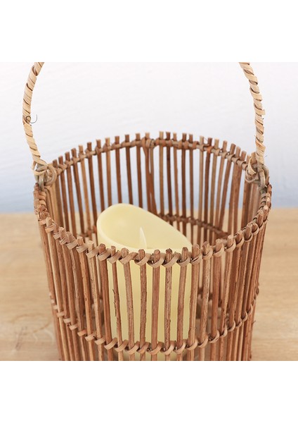 Mylamp Serra Rattan Orta Boy Mumluk 17X18X 28 Xm fırsatları