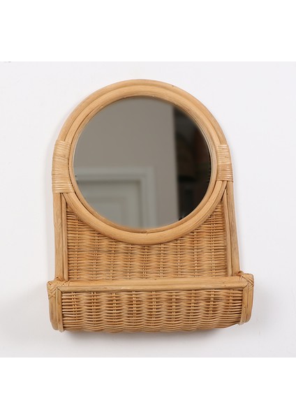 Mylamp Defne 42X13XH50 Cm. Rattan Ayna