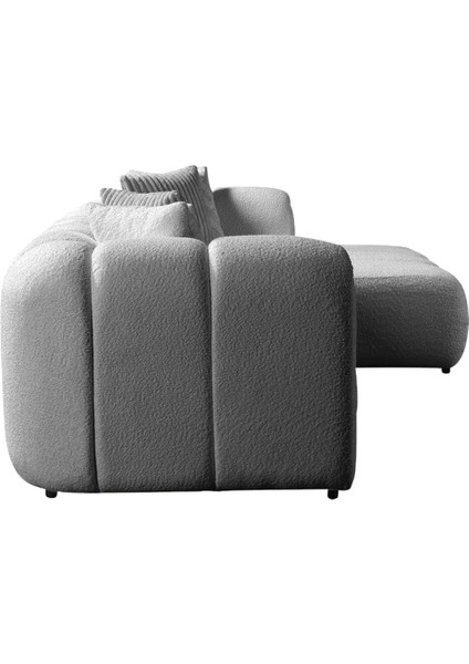 Nline Köşe Koltuk Takımı Gri Sağ Köşe