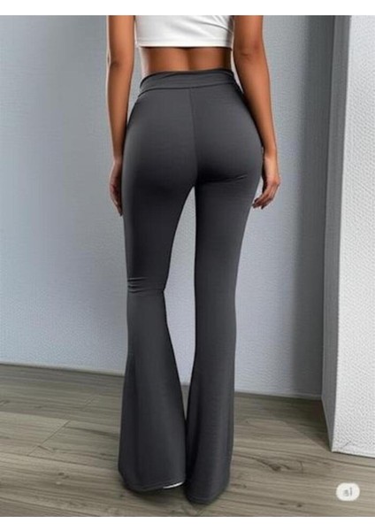 Scuba Krep Ispanyol Paça Tayt modelleri