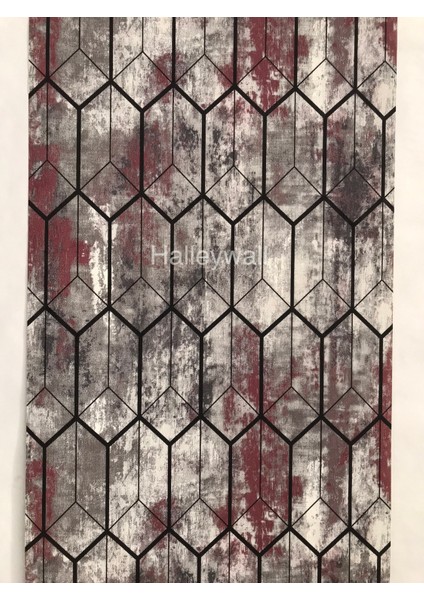 Geometrik Desenli 3D 5m2 Duvar Kağıdı modelleri