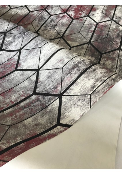 Geometrik Desenli 3D 5m2 Duvar Kağıdı fırsatları