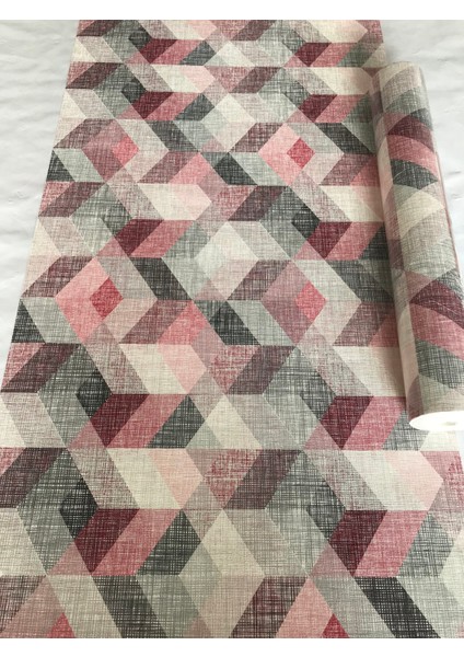 Zikzak Desenli 3D 5m2 Duvar Kağıdı