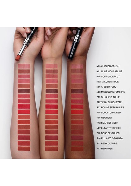 Le Rouge Velvet Matte-Kusursuz Mat Bitiş ve Uzun Süre Kalıcı Renk ve Konfor P09 - Blushing Tulle (2,4 G) fiyatları