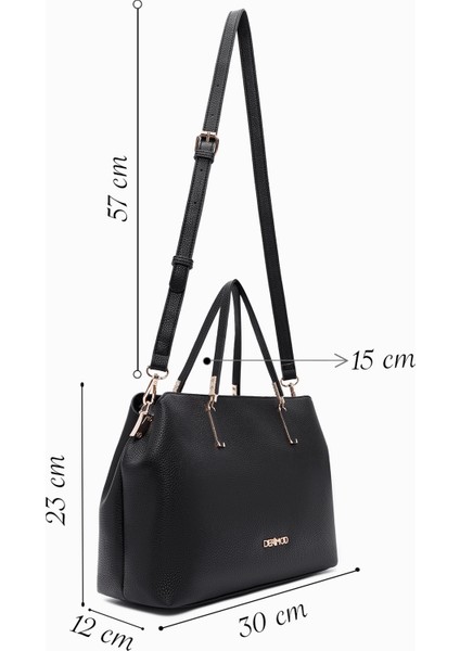 Kadın Siyah Uzun Askılı Klasik Kol Çantası 25WBD2720FT fiyatları