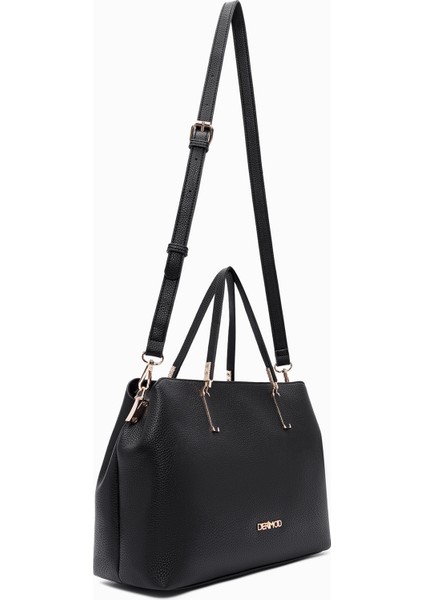 Kadın Siyah Uzun Askılı Klasik Kol Çantası 25WBD2720FT