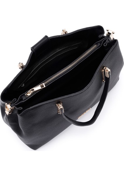 Kadın Siyah Uzun Askılı Klasik Kol Çantası 25WBD2720FT