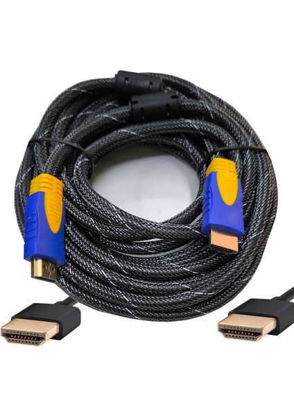 Hdmı Erkek Erkek Örgülü Kablo HDMI 1080P V1.4 Örgülü Kablo 7m fırsatları