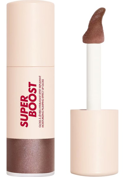 Super Boost Lip Gloss – Dolgunlaştırıcı Nemlendirici Dudak Parlatıcısı 07 Limitless Brown (9 Ml)