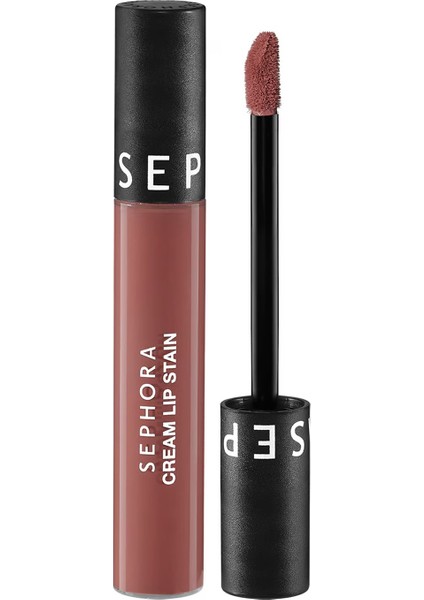 Cream Lip Stain – Bulaşmayan Kadife Bitişli Ruj - Mat Likit Ruj 122 Casual Peach (5 Ml)