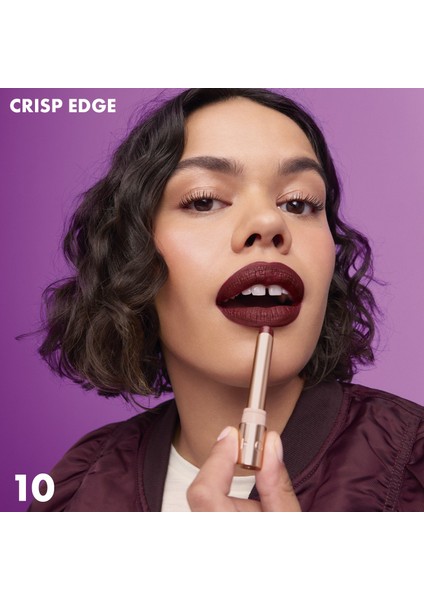 Rouge Is Not My Name No Transfer - Bulaşmayan Mat Ruj 10 Crisp Edge (2 G)