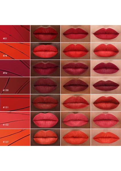 Cream Lip Stain – Bulaşmayan Kadife Bitişli Ruj - Mat Likit Ruj 123 Brownie (5 Ml) modelleri