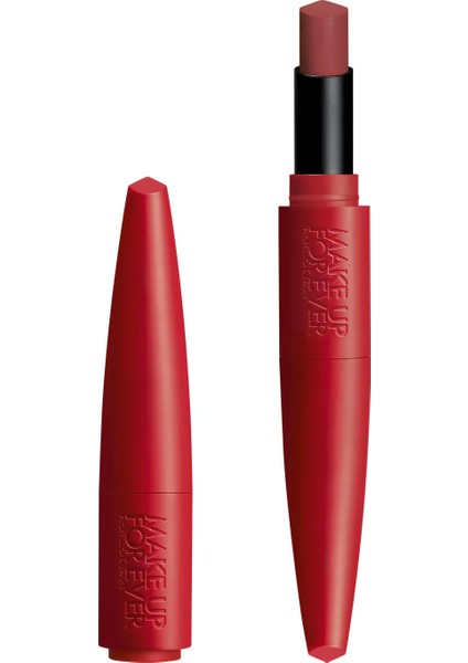 Rouge Artist For Ever - Nemlendirici, Uzun Süre Kalıcı Saten ve Mat Ruj 218 Adventurous Berry - Mat (2,4 G)