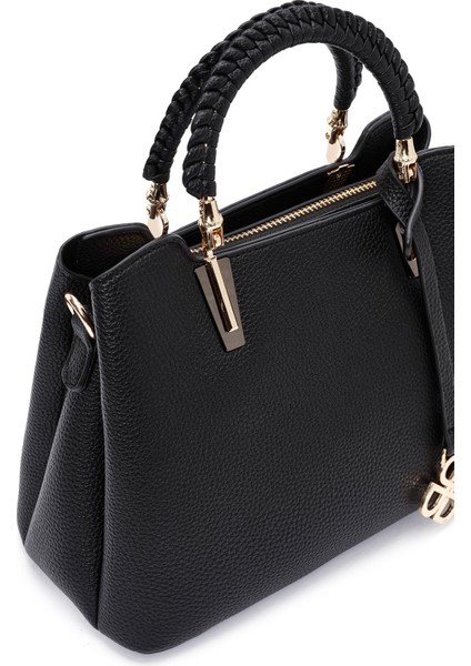 Kadın Siyah Uzun Askılı Kol Çantası 25WBD2718FT