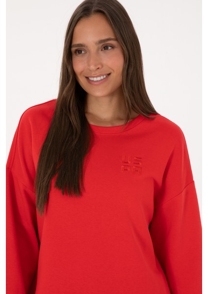 Kadın Kırmızı Sweatshirt 50313565-VR030 fiyatları