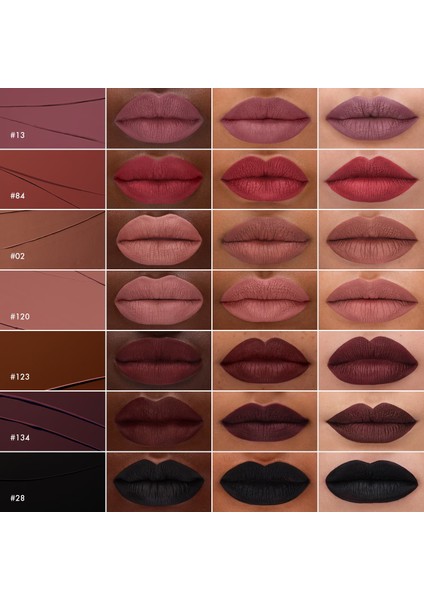 Cream Lip Stain – Bulaşmayan Kadife Bitişli Ruj - Mat Likit Ruj 129 Risky Red (5 Ml) indirimleri