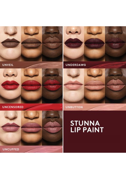 Stunna Lip Paint - Likit Ruj Underdawg (4 Ml) modelleri