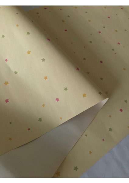 Sarı Renkli Yıldızlı Çocuk Odası 5m2 Duvar Kağıdı fiyatları