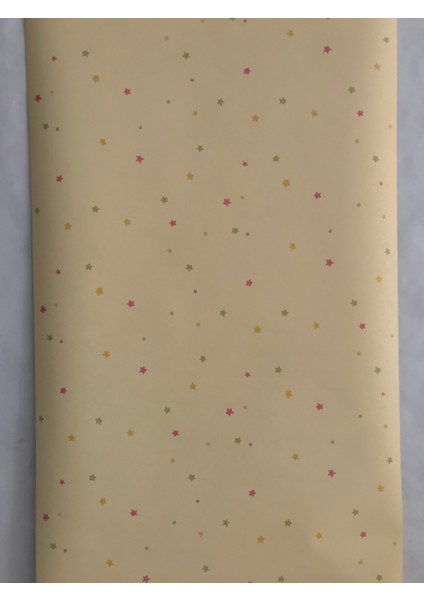 Sarı Renkli Yıldızlı Çocuk Odası 5m2 Duvar Kağıdı modelleri