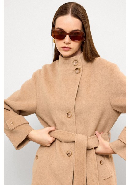 Dik Yaka Oversize Uzun Kaban A.kamel 3124 modelleri